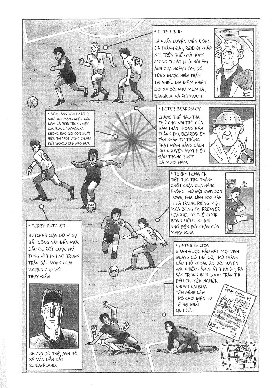 (tặng lịch thi đấu World Cup 2022) LỊCH SỬ BÓNG ĐÁ bằng tranh – Ngôi đền huyền thoại – David Squires – Nguyễn Tuấn Bình dịch - Nhã Nam – NXB Dân Trí – bìa cứng - Combo trọn bộ 2 tập sách tranh biếm họa