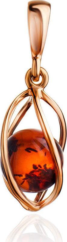 Mặt hổ phách Baltic màu cognac - Algeria