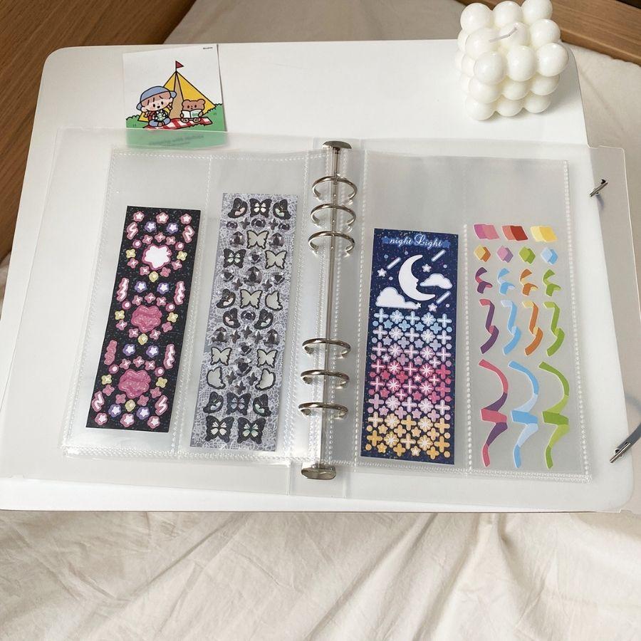 Sheet Meet chứa ảnh nhiều kích thước trong suốt A5 6 lỗ đựng card, banner, strip cho binder