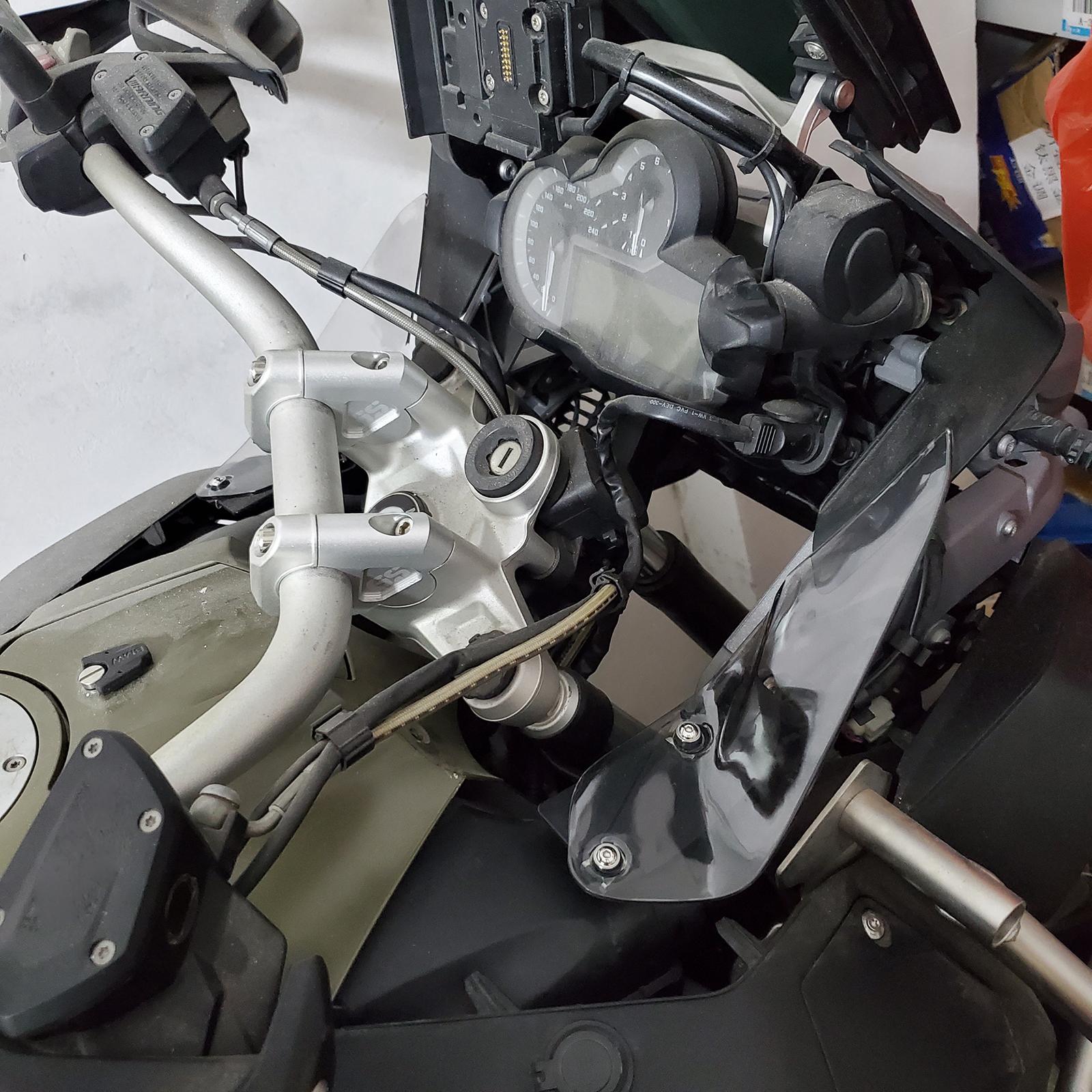 PC Motorcycle Windshield Extension Spoiler for  R1250GS ADV Accessories