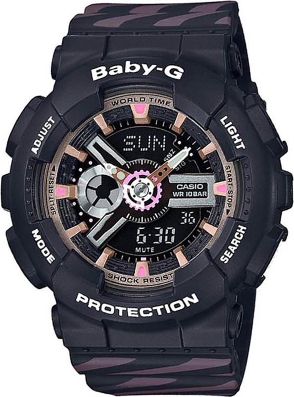 Đồng hồ Nữ Casio Baby-G dây nhựa kính Cứng BA-110CH-1ADR