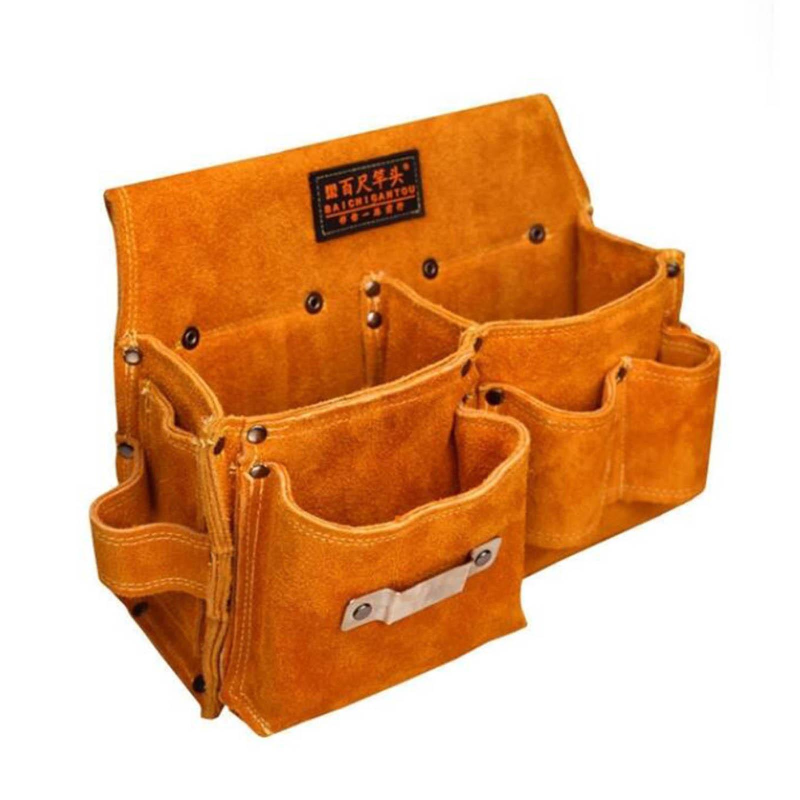 Thick Oxford Waist Belt Pouch Belt Carpenter Electrician Tool MultiPocket