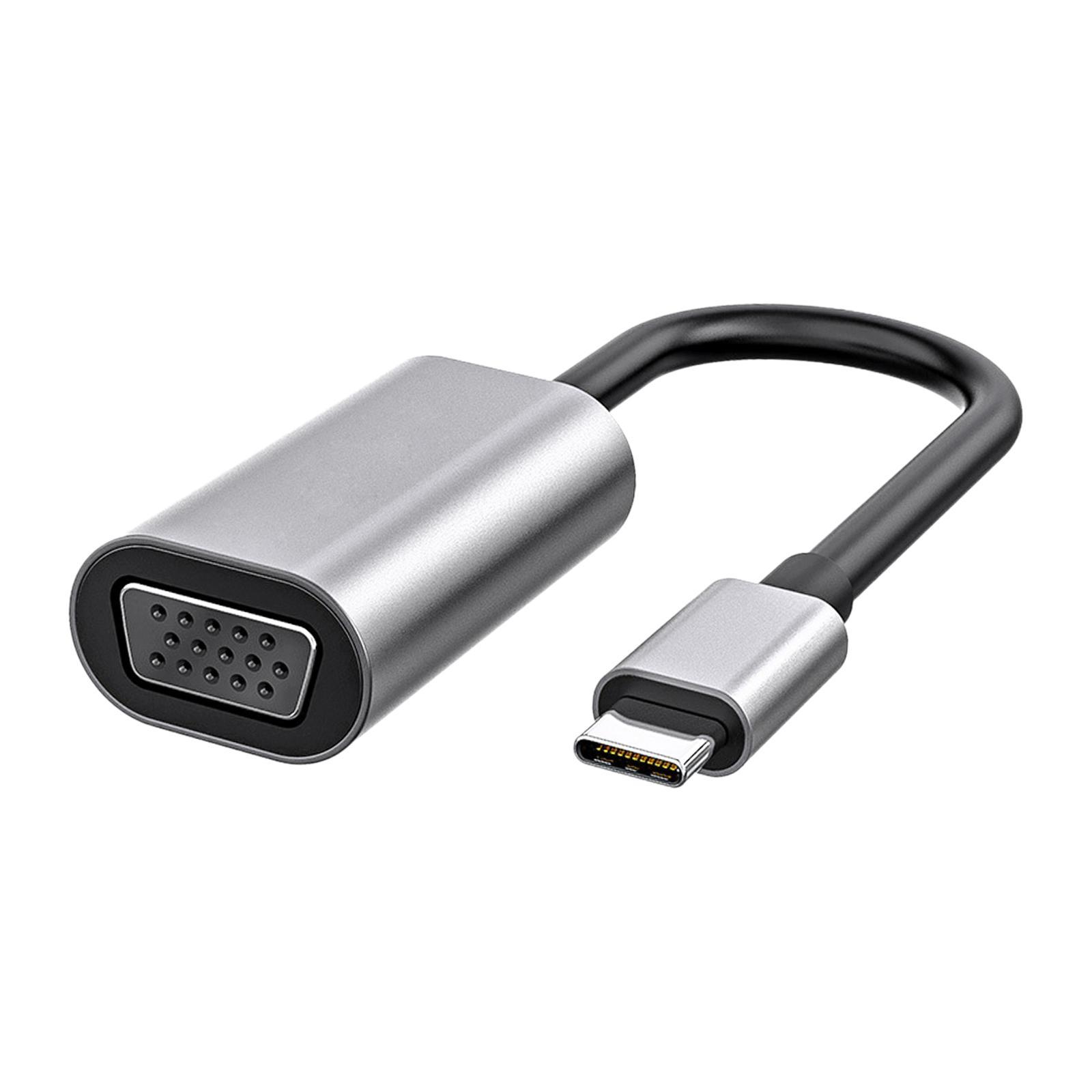 USB C to VGA Adapter for  Air 12inch Laptops  Monitors