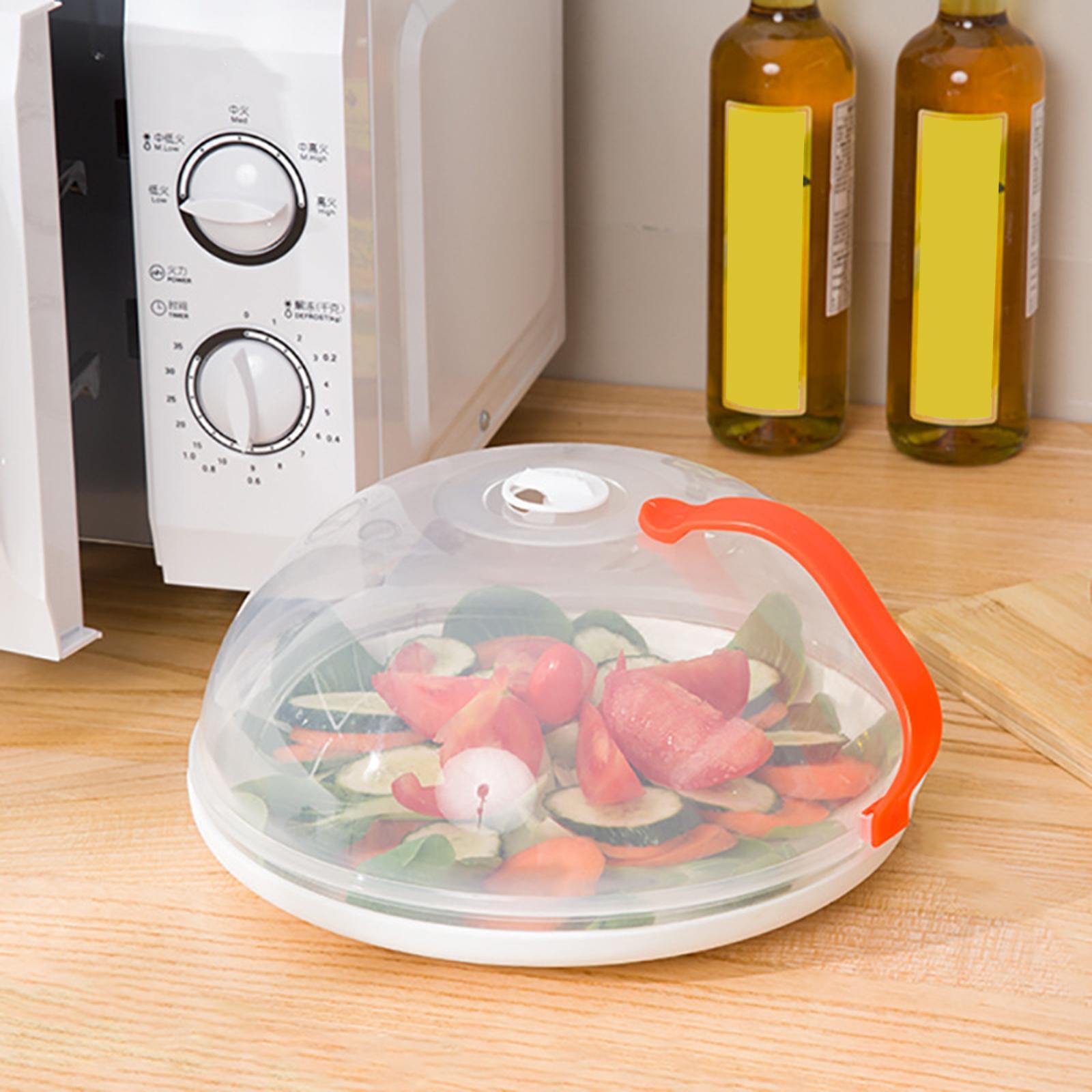 Microwave Splatter Cover with Handle Microwave splatter Lid Reusable
