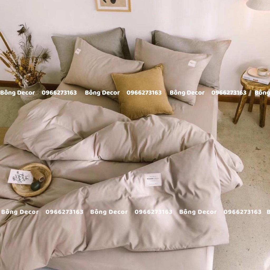 Bộ Chăn Ga Gối Cotton Tici Chăn Lót Bông Thông Minh HIN BEDDING, Ga Gối Tici Đủ Kích Thước, Chăn Ga Phong Cách Hàn Quốc