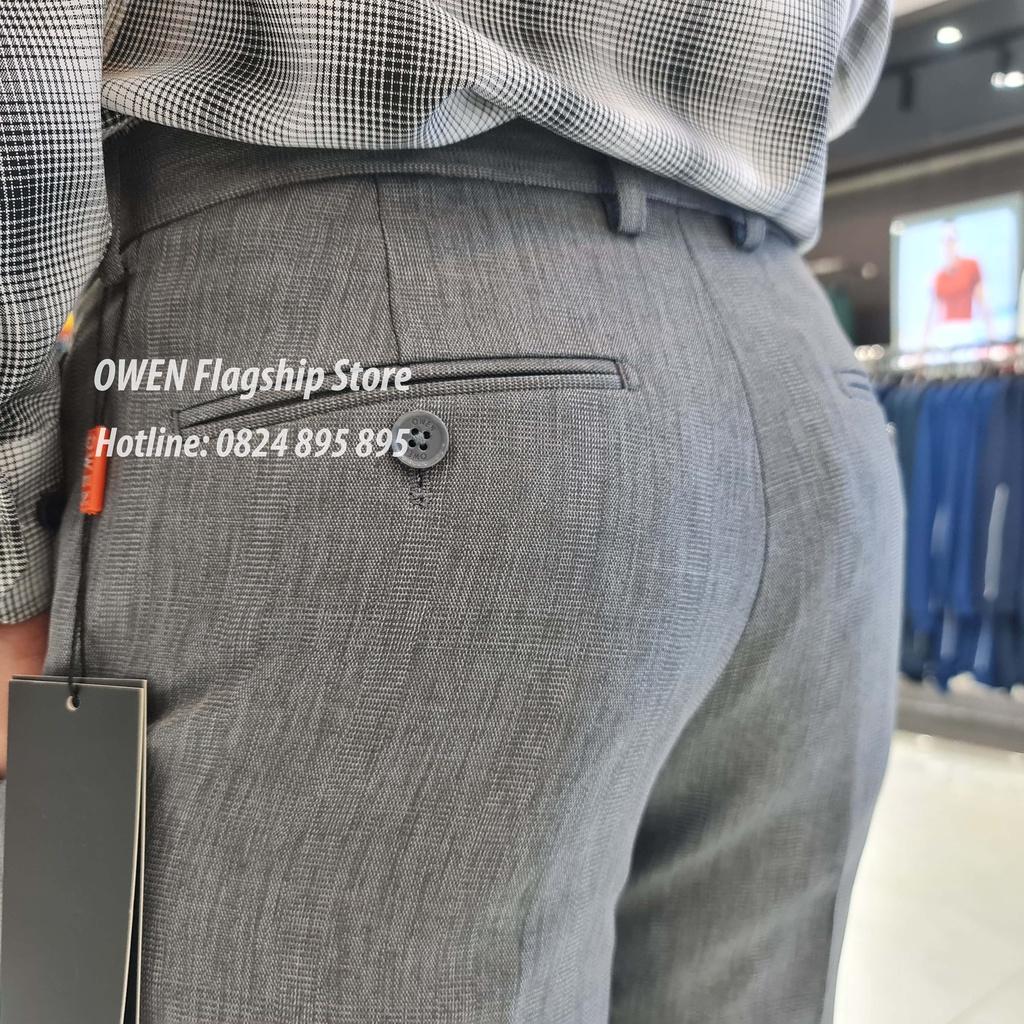 OWEN - Quần âu nam công sở dáng TRENDY sợi NANO mã QD22762
