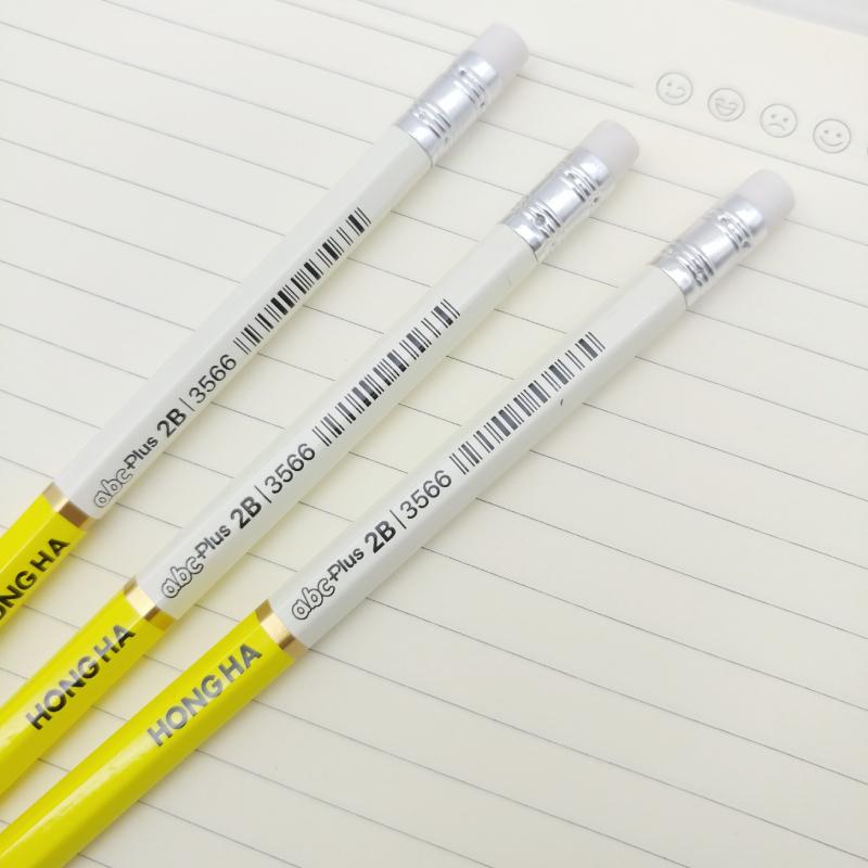 Bút Chì Gỗ ABC Plus 2B Có Tẩy - Hồng Hà 3566