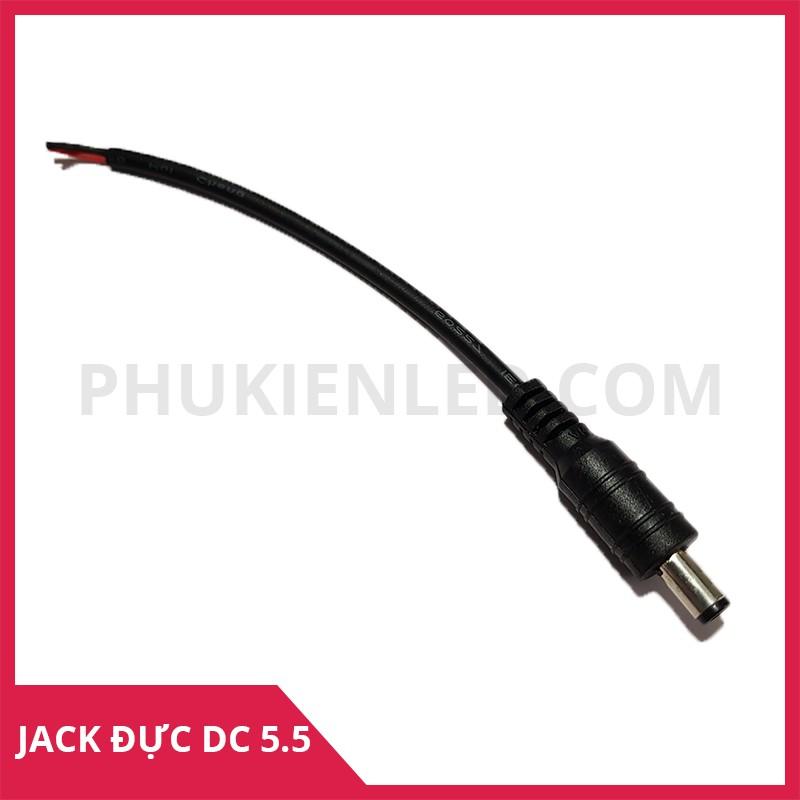 Jack DC 5.5 đực có dây