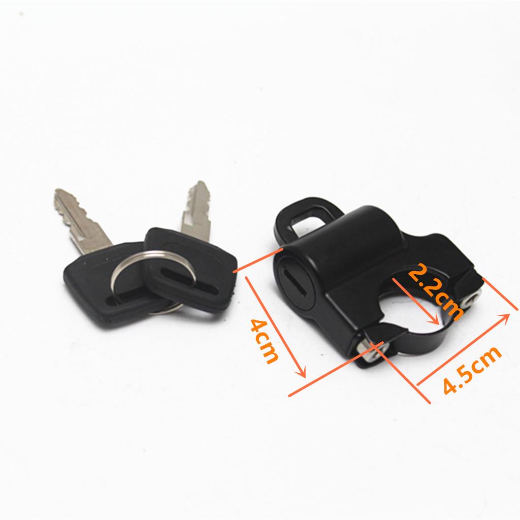 Đen Xe Máy Chống Trộm An Toàn Cho Xe Máy 7/8 ''22 Mm