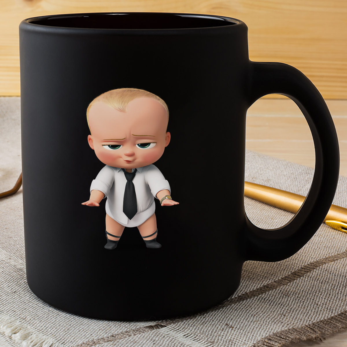 Cốc Sứ Cao Cấp In họa tiết Boss Baby 2-134-2