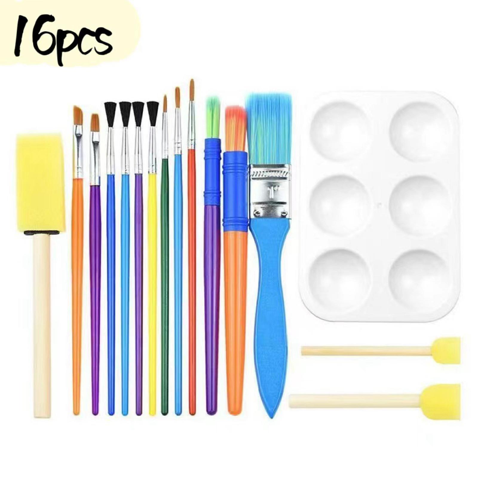 Paint Brushes with Supplies for Painting Canvas DIY Crafts