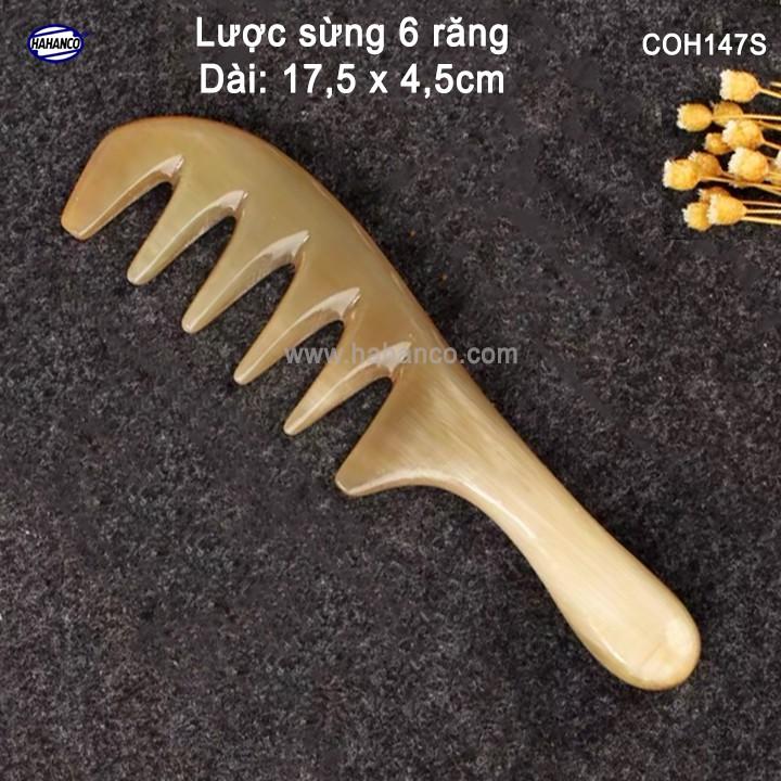 Lược sừng răng thưa thần thánh (Size: XL - 20cm) Massa đầu giúp lưu thông máu ️