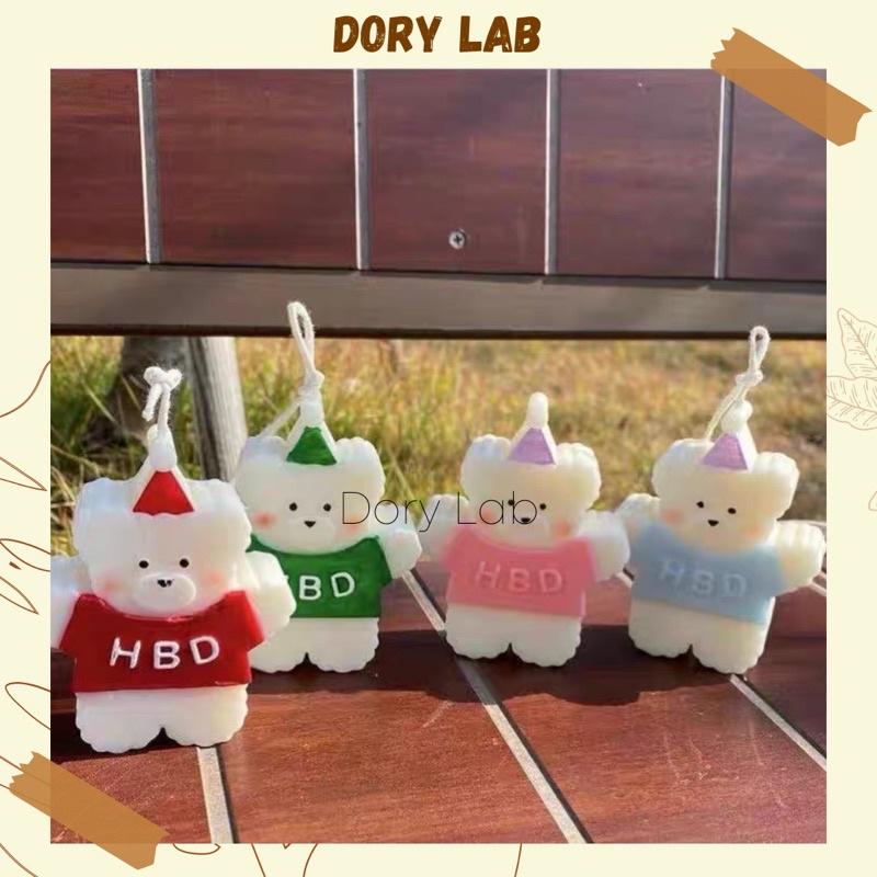 Nến Thơm Sweet Bear Happy Birthday, Quà Tặng Sinh Nhật - Dory Lab