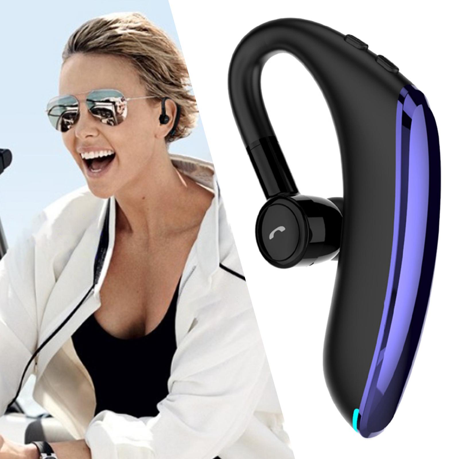 2 Pcs Bluetooth Earpiece Handsfree Headset Business Number Report Driving