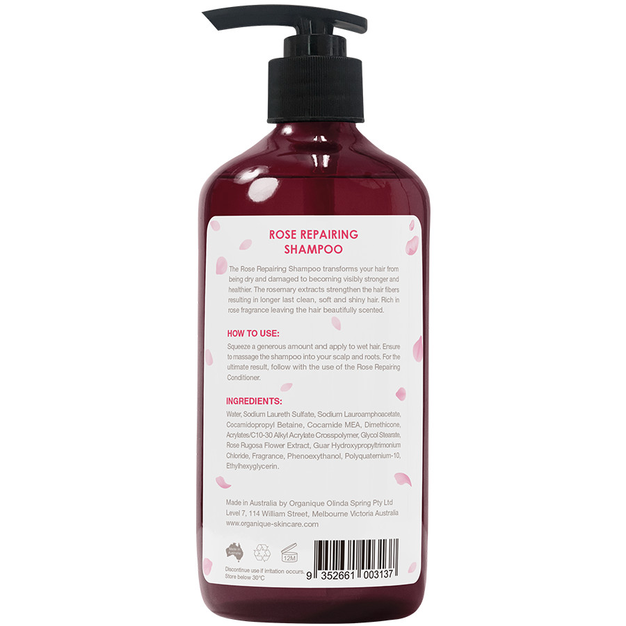 Dầu gội phục hồi hoa hồng Rose Repairing Shampoo 500ml