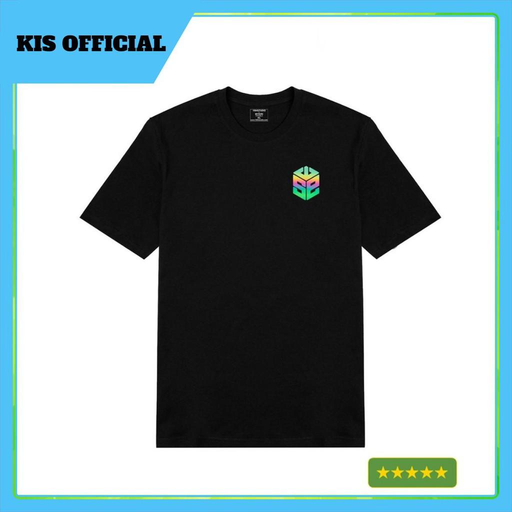 Áo Thun Unisex Phản Quang 7 Màu Biểu Tượng SWE Áo Phông Cotton Cổ Tròn Form Rộng Phong Cách Hàn Quốc