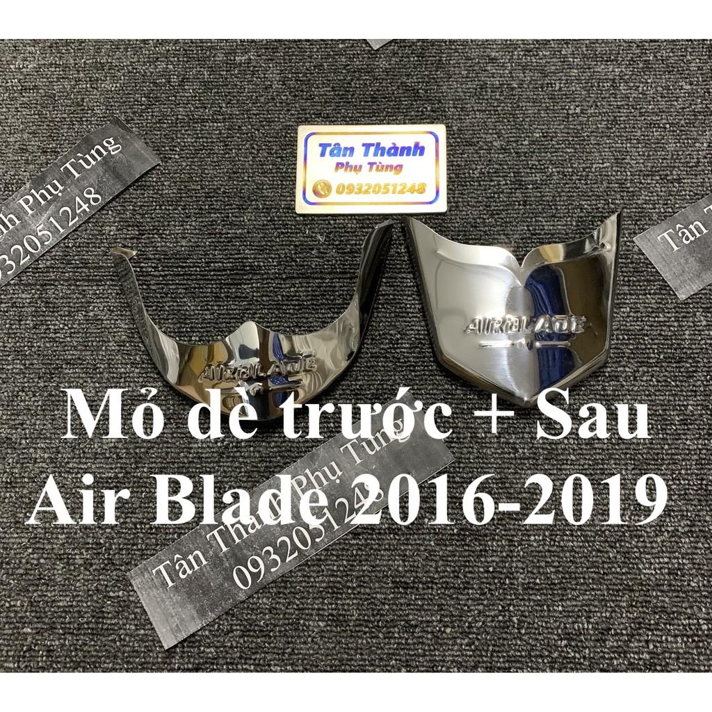 Ốp mỏ dè trước sau Inox dành cho các loại xe: Wave, Sirius, Air Blade, Vssion, SH,Vario, Lead