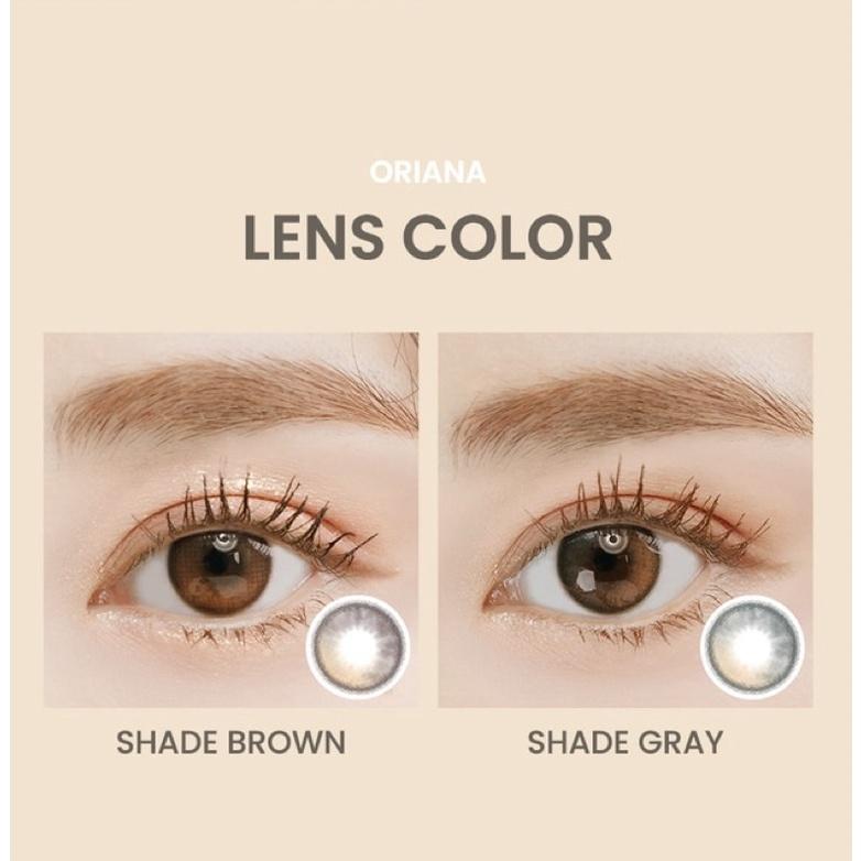 Combo 2 Kính Áp Tròng FAIRY SHOP CONTACT LENS Oriana Shade Brown va Shade Gray