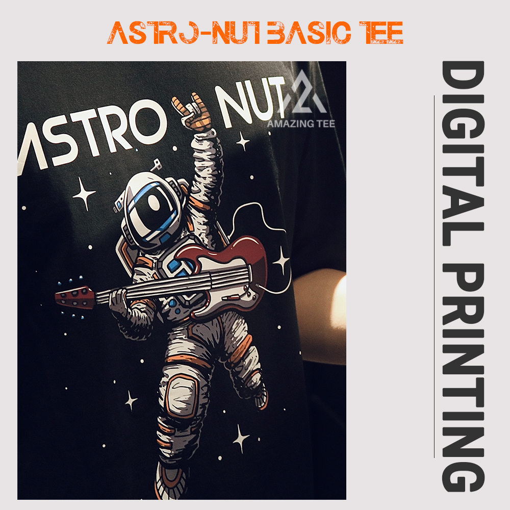 Áo Thun Nam Cổ Tròn Cao Cấp Bigsize Aztee - Astro Nut Basic Tee - Cotton Tự Nhiên Siêu Thoáng Mát
