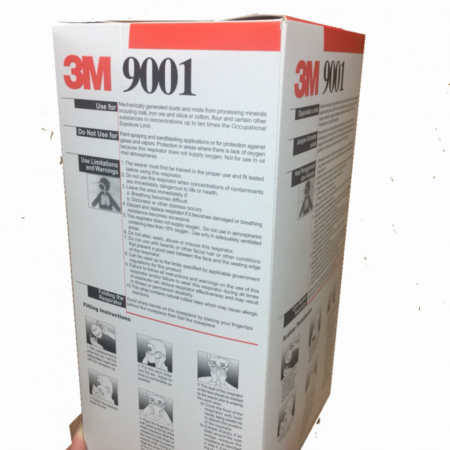 1 Box 3M FaceMask 9001 (50 cái)