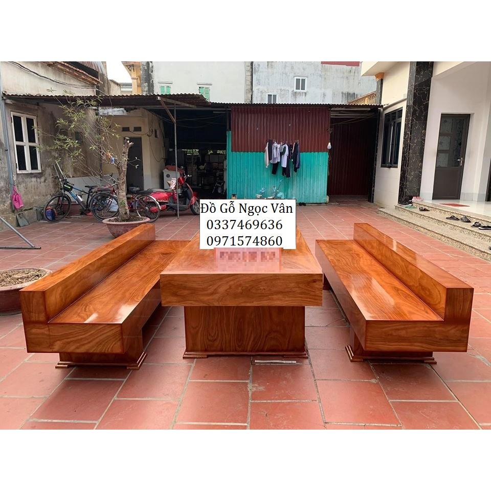 Bàn Ghế K3 Có Tựa Gỗ Hương Xám