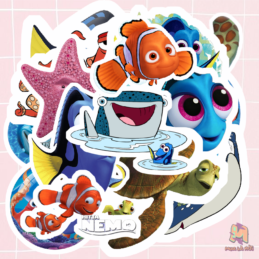 Miếng dán Stickers in hình Finding Dory