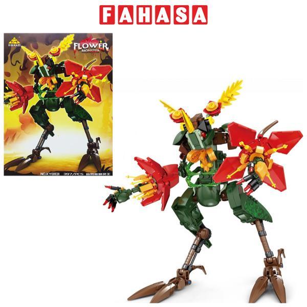Đồ Chơi Lắp Ráp Mô Hình Robot Flower Monster Louis - Kazi 81131 (397 Mảnh Ghép)