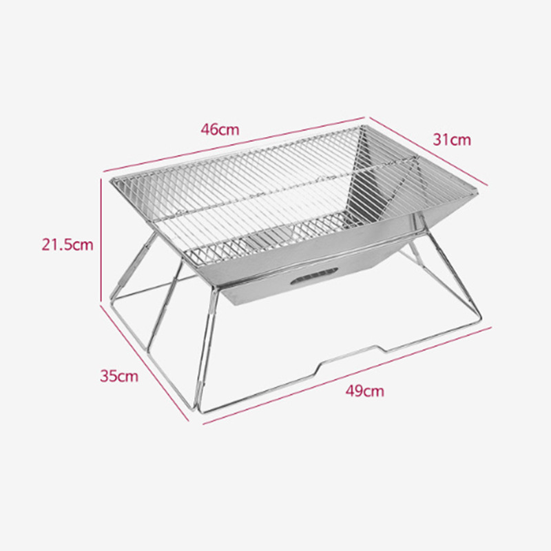 Bếp nướng than hoa gập gọn tiện lợi Bếp nướng BBQ cắm trại camping