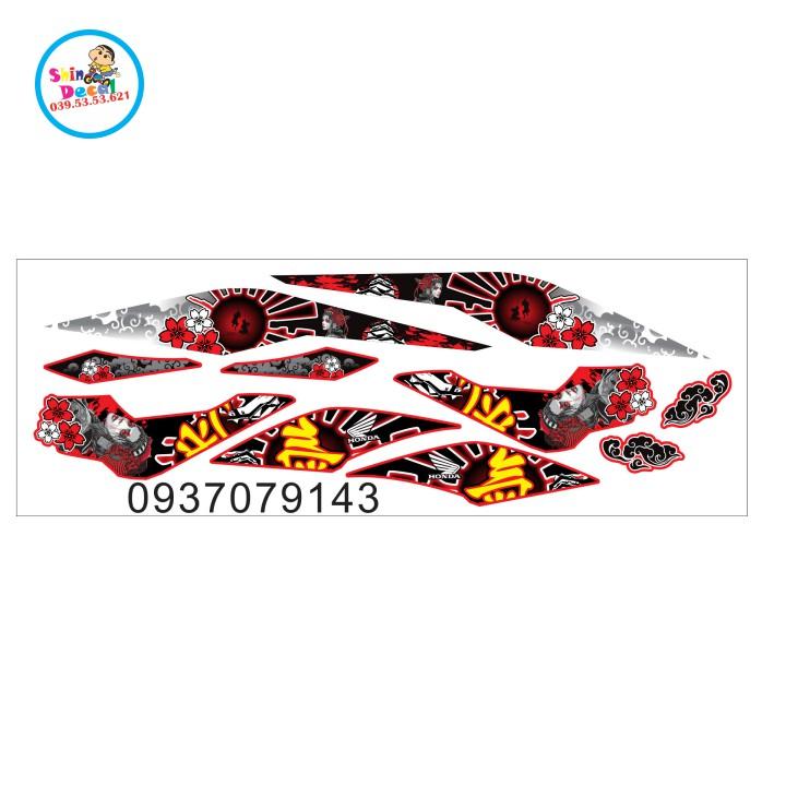 Tem rời sonic 150 samurai