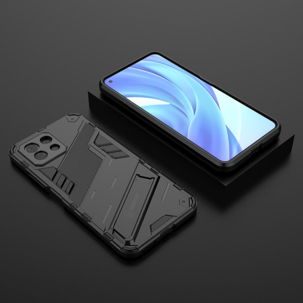 Ốp lưng cho Xiaomi 11 Lite, Ốp chống sốc Iron Man PUNK cao cấp kèm giá đỡ cho Xiaomi 11 Lite 5G NE