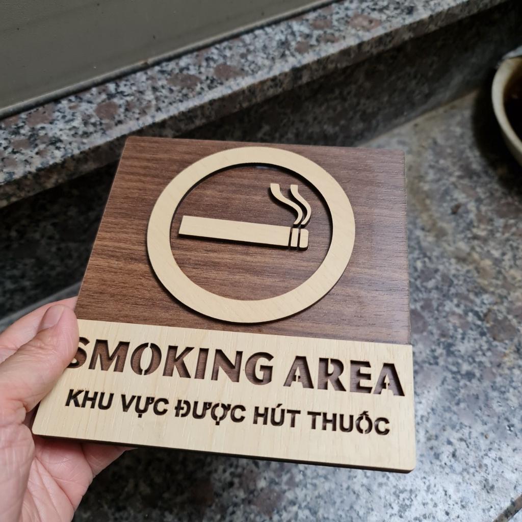 Bảng Cấm hút thuốc, biển báo No smoking, bảng báo No smoking, bảng cấm hút thuốc, khu vực hút thuốc giá rẻ.