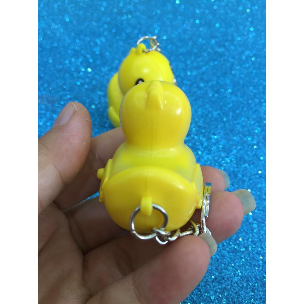 Móc khóa vịt móc khóa phát sáng