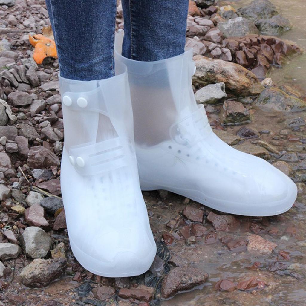 Waterproof Rain Snow Shoe Covers Foldable Thicken Sole Overshoes