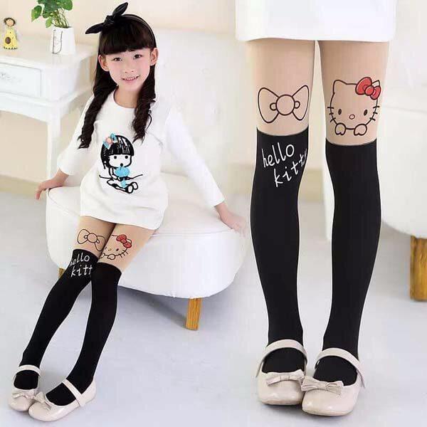 Quần Tất Giả Bốt Co Dãn 4 Chiều In Hình Dễ Thương Cho Bé Yêu