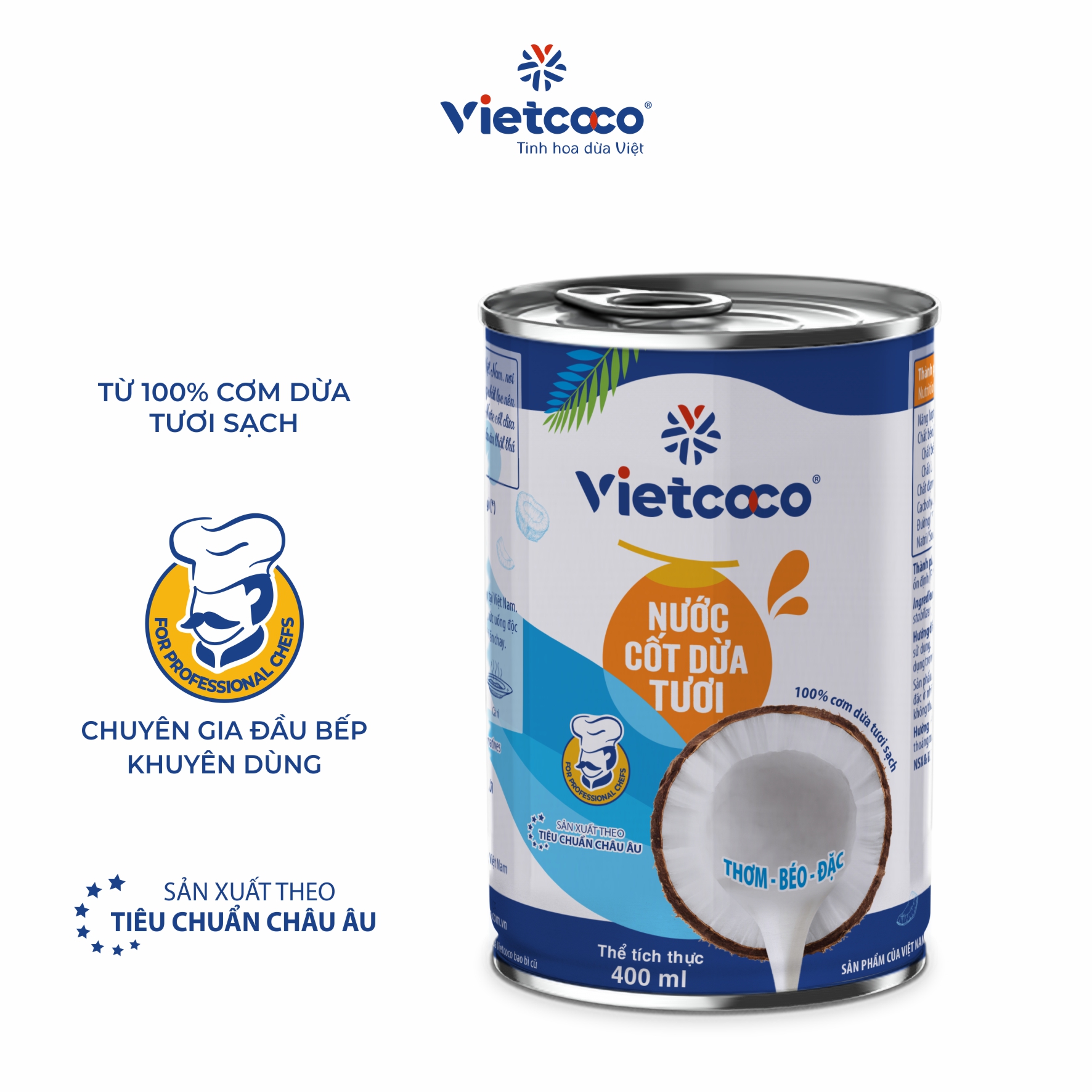 Nước Cốt Dừa Tươi Vietcoco 400ml