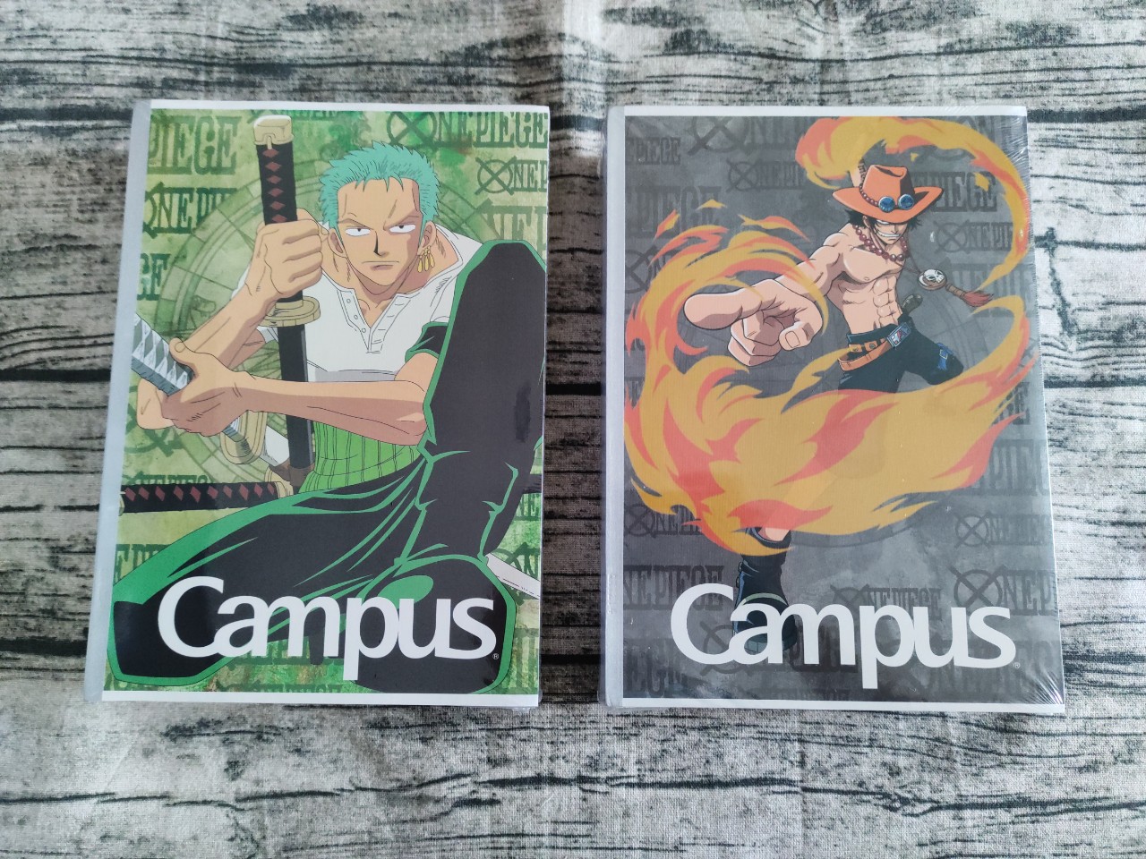 Combo 5 cuốn Vở One Piece - B5 Kẻ Ngang Có Chấm 200 Trang -BOPP200