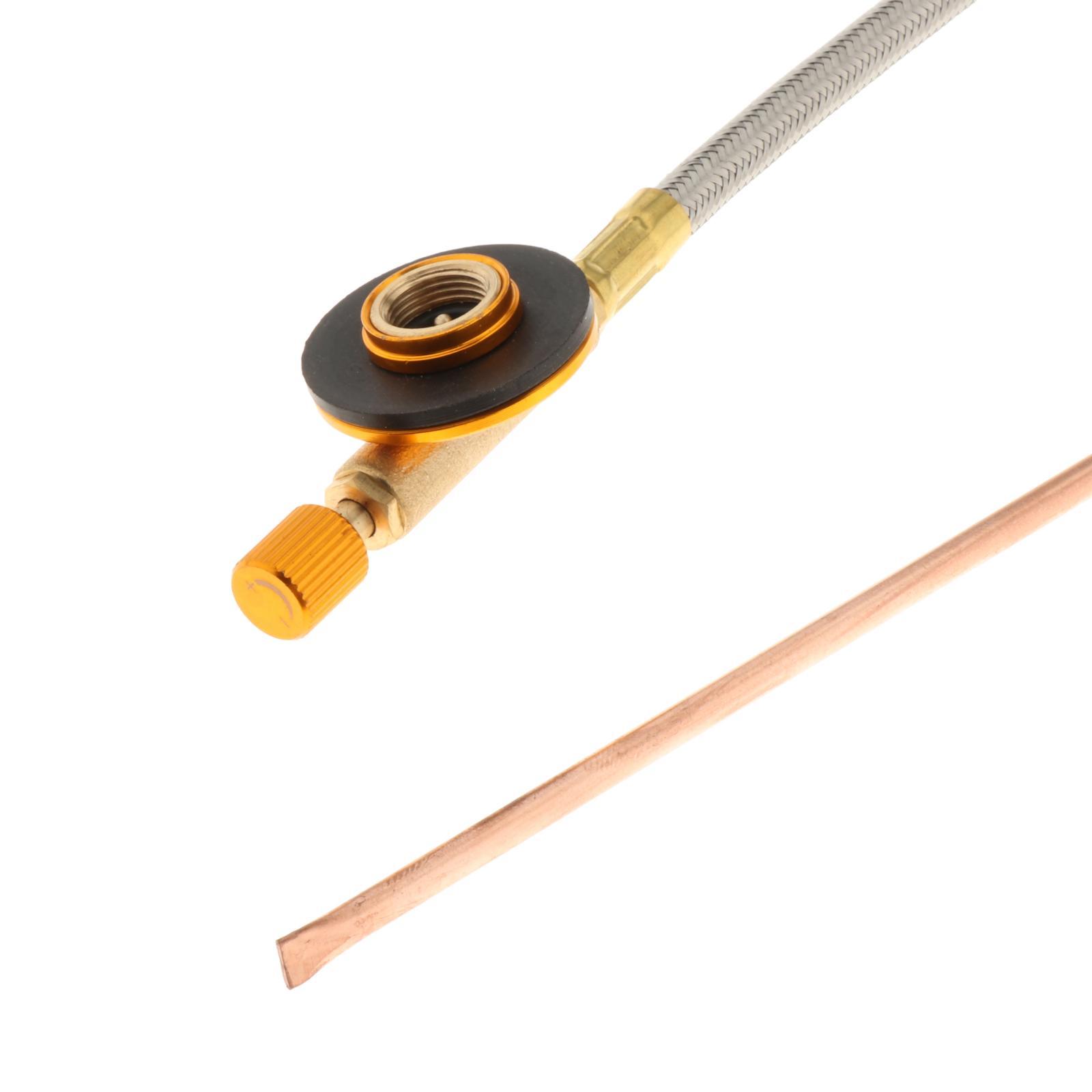 Ignition Handy Fire Starter Gas Stove Adapter Hose Lighter Copper Tube