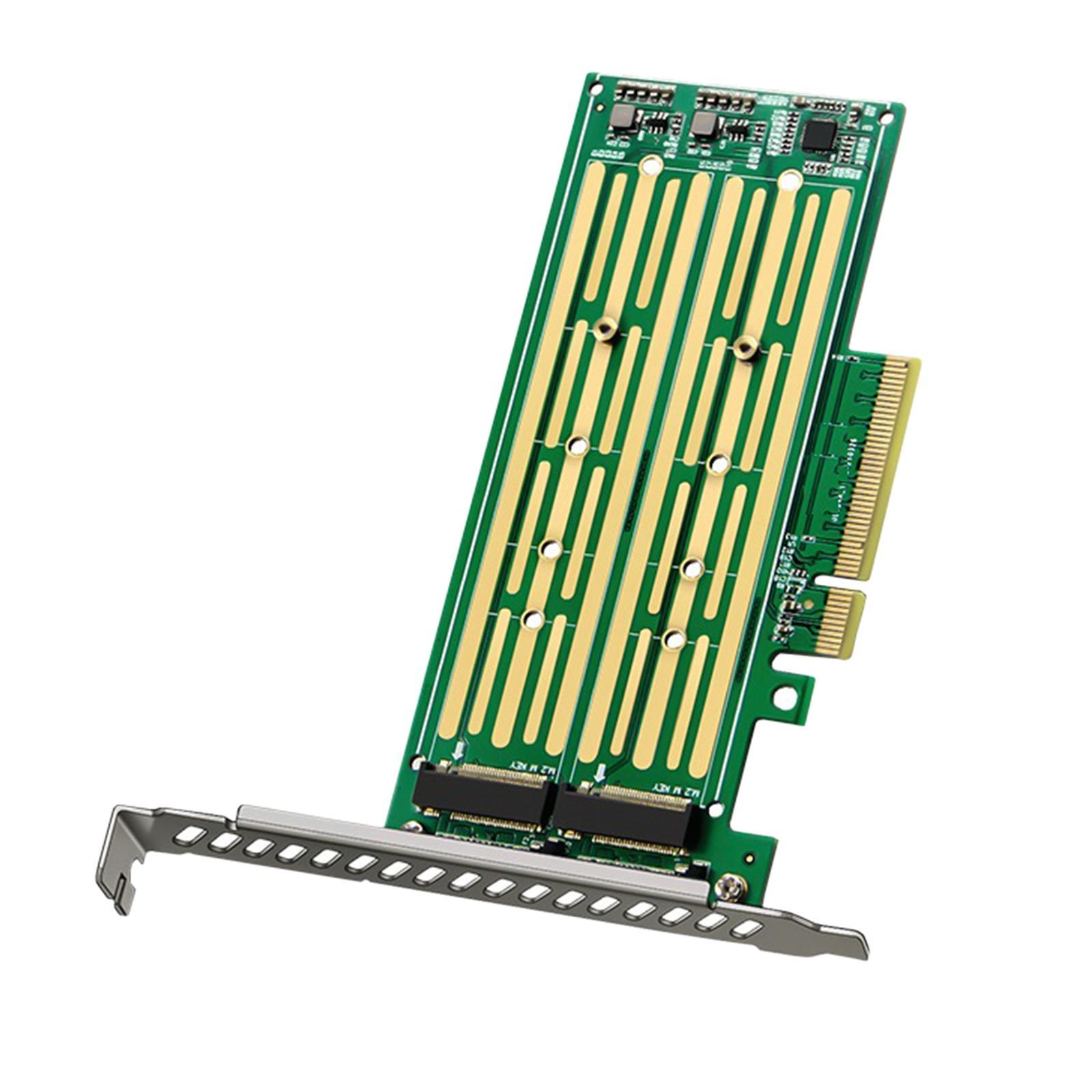 M.2  to Computer  Dual   x8 x16   Adapter Card