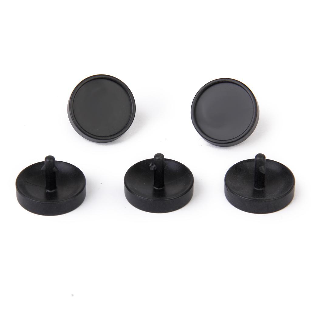 5pcs Golf Ball Markers Golfer Training Aid Xmas Gift Black