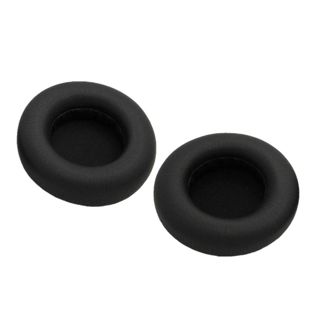 2 Pair Headphone Earpads Cushion Cover for Monster DNA Black & Gray
