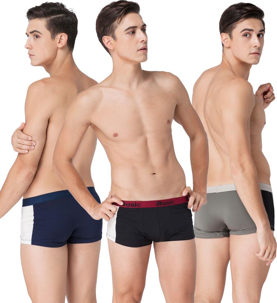 Combo 3 Chiếc Quần Lót Nam Thời Trang Boxer Poly iBasic PANM007