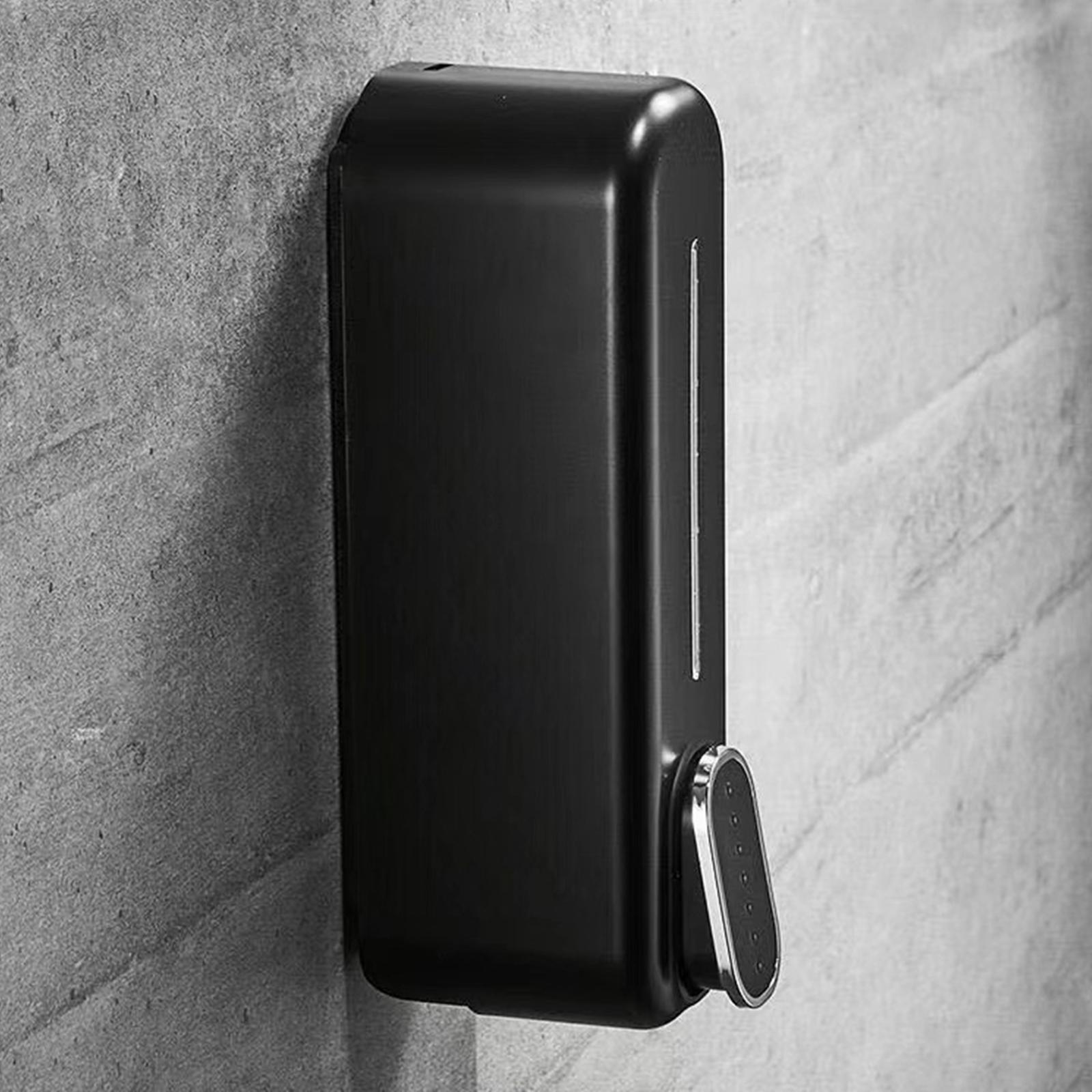 2x Wall Mount Hand Liquid Shampoo Shower Gel Dispenser for Hotel Bathroom