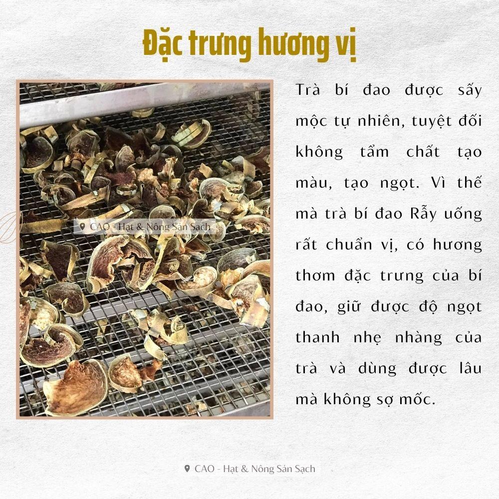 [200GR] Trà bí đao CAO FOOD sấy khô tự nhiên - từ 100% trái bí đao già Đaklak dân trồng vô cơ