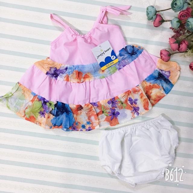 Bộ đồ kate cột dây cho bé gái V013