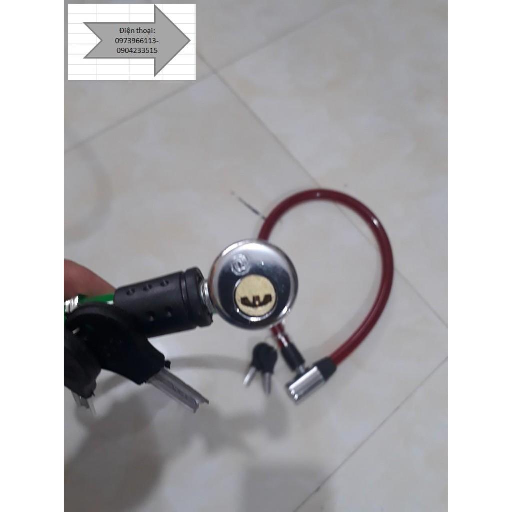 Khóa dây - lõi cáp lụa