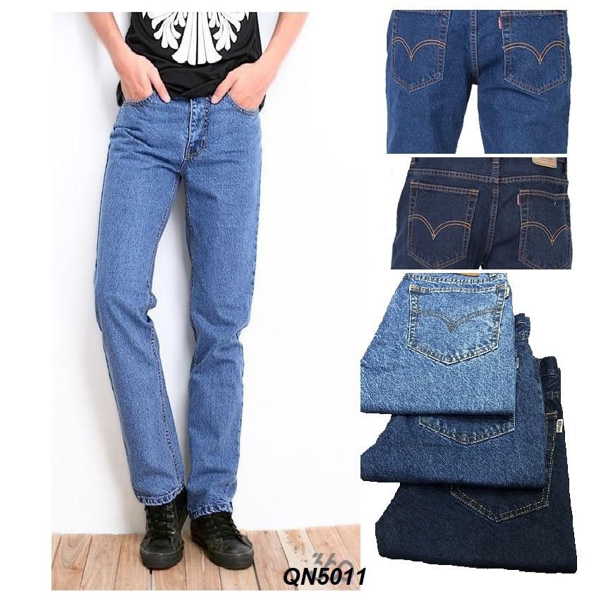 Quần jean ống suông đủ các size QN5011D