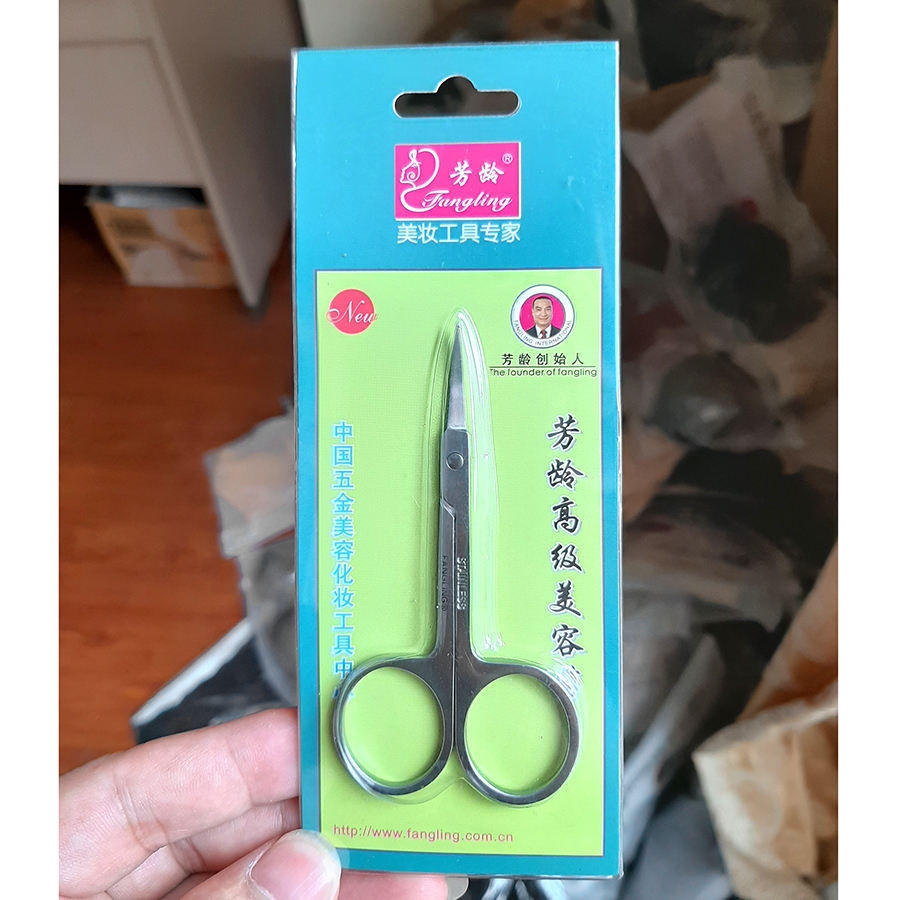 Kéo tỉa mi mũi cong Eyebrow Scissors