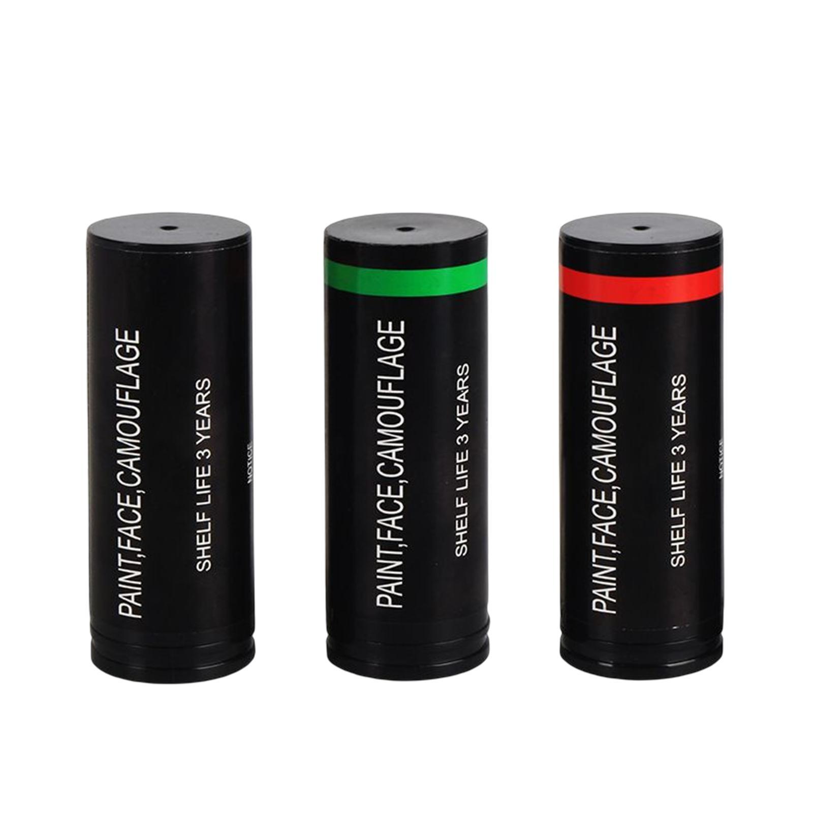 3x 3 Colors Face Paint , Camping Paint Adults and Children Portable Forest Kit for Art Outdoor Cosplay Stage Performance