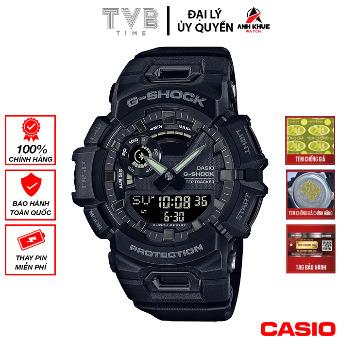 Đồng hồ nam dây nhựa Casio G-Shock chính hãng Anh Khuê GBA-900-1ADR (48mm)