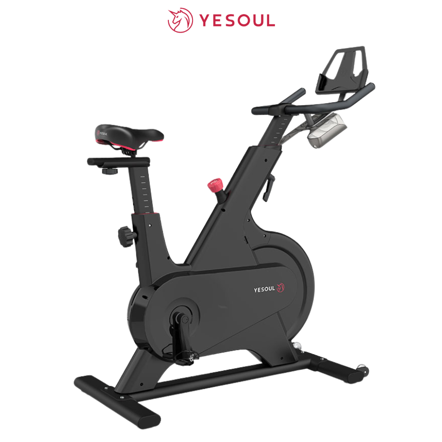 Xe đạp tập thể dục tại nhà YESOUL - M1, Công nghệ kháng lực từ giúp xe vận hành không gây tiếng động,Tặng app tập luyện